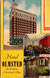 Linen Postcard Hotel Olmsted in Cleveland, Ohio~137830