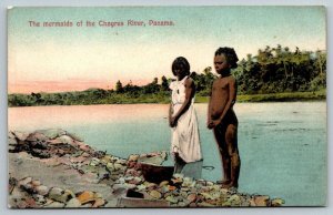 Panama  The Mermaids of the Chagres River Postcard