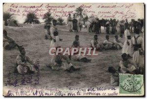 Old Postcard Riflemen Algerian Army