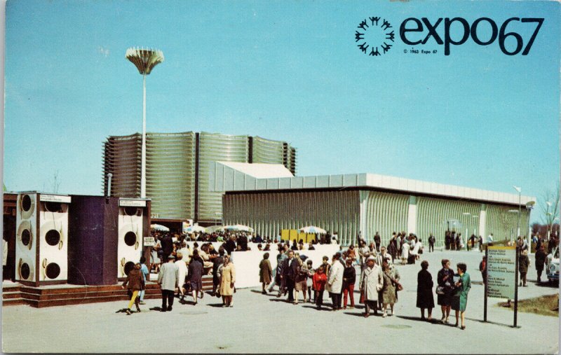 Expo 67 Montreal Quebec Canadian Pacific Cominco Pavillion Postcard F17