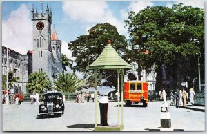 Trafalgar Square Bridgetown Barbados National Heroes Square Postcard