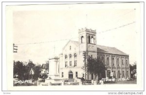 RP; Daupin , Manitoba , Canada , 1930s ; Town Hall