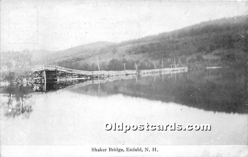 Shaker Bridge Enfield, New Hampshire, NH, USA Unused 