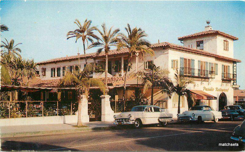 1950s Presidio Restaurant roadside autos Wood Dexter Santa Barbara 7692