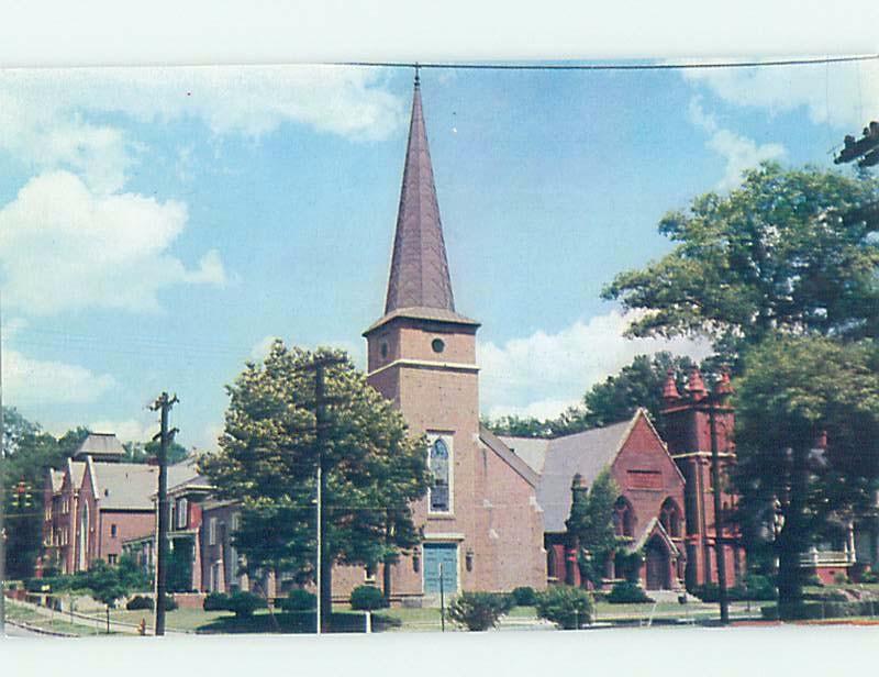 Unused Pre-1980 CHURCH SCENE Rome - Near Marietta Georgia GA G3216