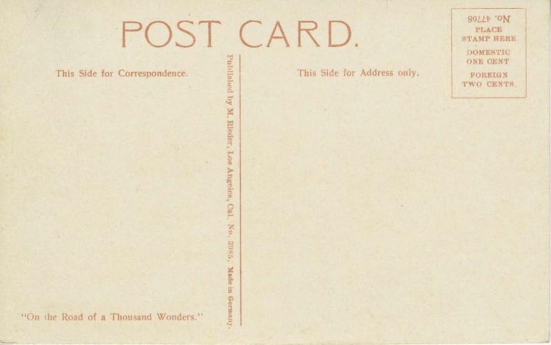 Logging Camp Bridal Veil Falls Oregon OR Unused Vintage Postcard E10 