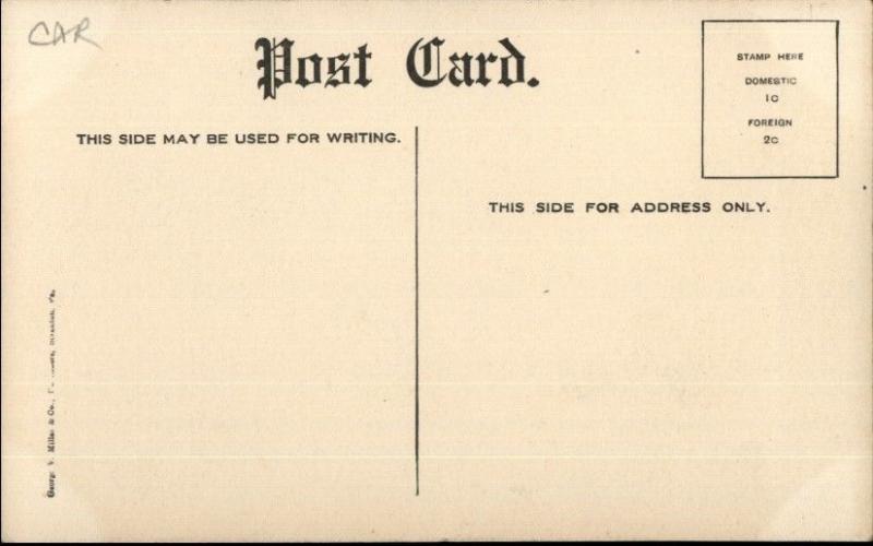 Mauch Chunk PA Electric Mine Motor - PA Mining c1910 Postcard jrf