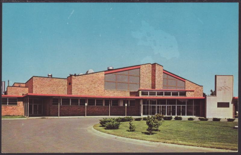 Ballenger Field House,Flint College,Flint,MI Postcard