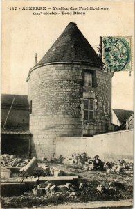 CPA Auxerre - Vestige des Fortifications - Tour Biron FRANCE (960397)