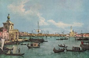 Canaletto Bacino Di San Marco From The Guidecca Medici Postcard