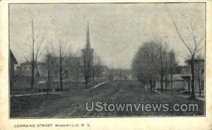 Lorraine Street in Mannsville, New York