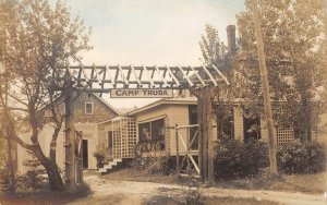 RPPC CAMP TRUDA Oxford, Maine Jewish Summer Camp c1920s Vintage Photo Postcard