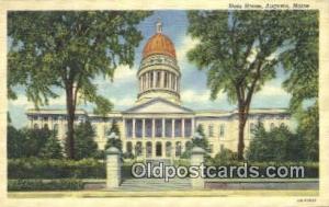 Augusta, Maine, ME USAState Capital Postcard