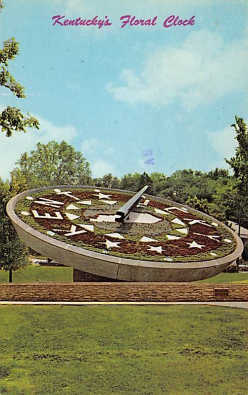 Kentucky's Floral Clock Frankfort, KY , USA 1980 