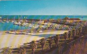 California Santa Barbara Yacht Harbor 1957