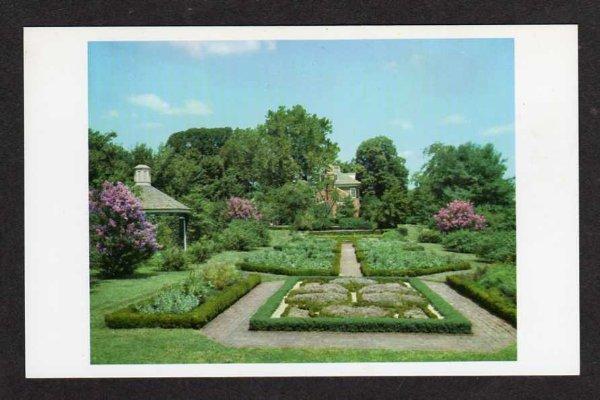 DE Garden Corbit Sharp House ODESSA DELAWARE Postcard