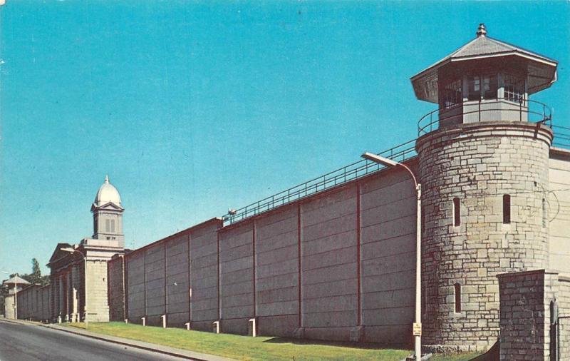 ONTARIO, Canada  KINGSTON PENITENTIARY~Prison GUARD TOWER  1971 Chrome Postcard