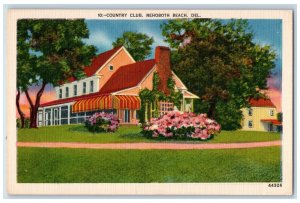 c1940 Country Club Restaurant Flowers Beads Rehoboth Beach Delaware DE Postcard