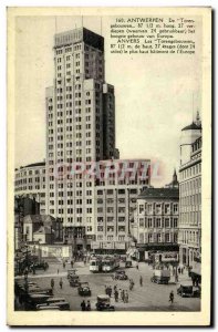 Old Postcard Antwerpen De Torengebouwen