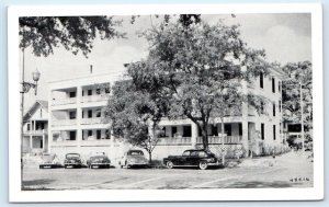 ST. PETERSBURG, FL ~ Roadside EMERSON APARTMENTS c1940s Georgia Clark Postcard