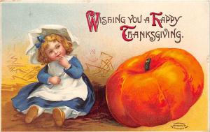 Holiday Post Card Series No 51784 Thanksgiving, Ellen H Clapsaddle Postcard