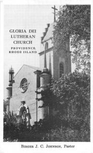 Providence Rhode Island Gloria dei Lutheran Church Antique Postcard J53503 