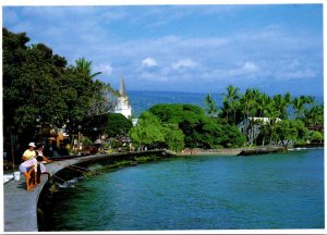 Hawaii Big Island Kailua-Kona Mokuaikauna Church By The Bay