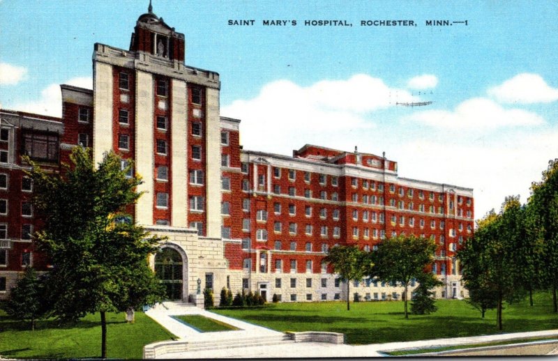 Minnesota Rochester Saint Mary's Hospital 1945