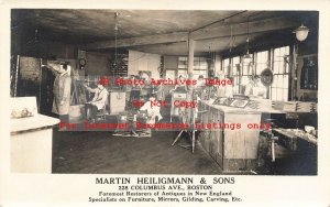 MA, Boston, Massachusetts, RPPC, Martin Heiligmann & Sons Store, Interior, Photo