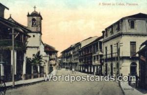 Republic of Panama, República de Panamá A Street Colon  