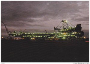 Syncrude Bucket-Wheel at dawn, Calgary, Alberta, Canada,   50-70s