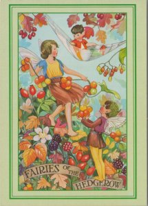 Children's Art Postcard - Fantasy, Fairies of The Hedgerow RR17343 