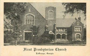 Vintage Postcard; LaGrange GA First Presbyterian Church, Troup County Unposted