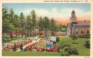 Vintage Postcard Eastern Star Home and Chapel Landscape Oriskany New York NY