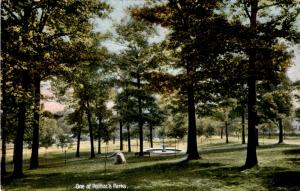 One of Pontiac's Parks, Michigan Vintage Postcard G04