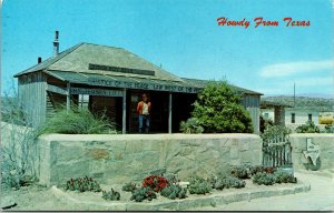 Vtg 1968 Judge Bean Museum Old House Law West of Pecos Langtry Texas TX Postcard