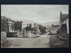 Dorset CHIDEOCK Village Main Street & St. Giles Church c1912 Postcard by W Frost