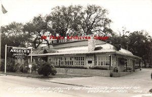 MS, Gulfport, Mississippi, RPPC, Angelo's Restaurant, LL Cook Photo No M12