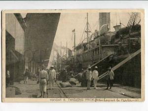 271032 INDONESIA HOLLAND INDIA Hangar Tandjong 1915 year RPPC