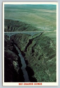 Rio Grande Gorge High Bridge New Mexico 4x6 Postcard 1574