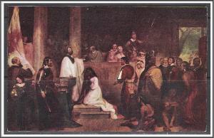 Washington DC Baptism Of Pocohontas Painting in Capitol Rotunda - [DC-052]