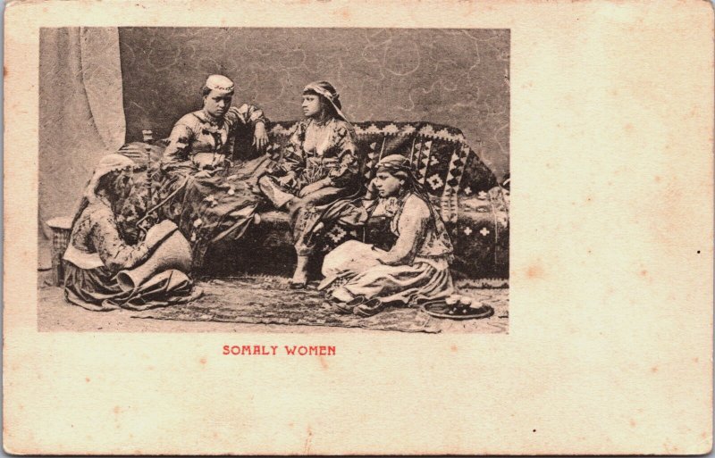 Somalia Somali Women Vintage Postcard C047