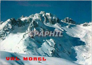 Postcard Modern Val Morel alt 1400 2408 m Pico Lauzier 2747 m Glacier Cellar
