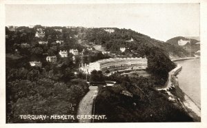 Vintage Postcard Hesketh Crescent Torquay United Kingdom