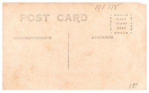 Hunters Camp, 2 bucks Dead Deer Hanging  RPPC