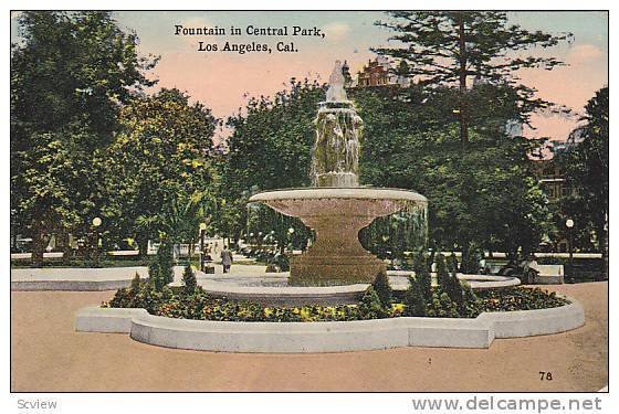 Fountain in Central Park, Los Angeles, California, 00-10s