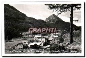 Italy italia Modern Postcard Panorama Claviere