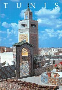 BR25475 Le minaret de la mosquee Zitouna Tunisie 2 scans tunisia