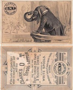 Victorian Trade Card Approx size inches = 3 x 4.75 Pre 1900 paper wear on bac...