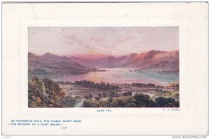 TUCK #9710, Panorama, Loch Tay, Scotland, UK, 1900-1910s